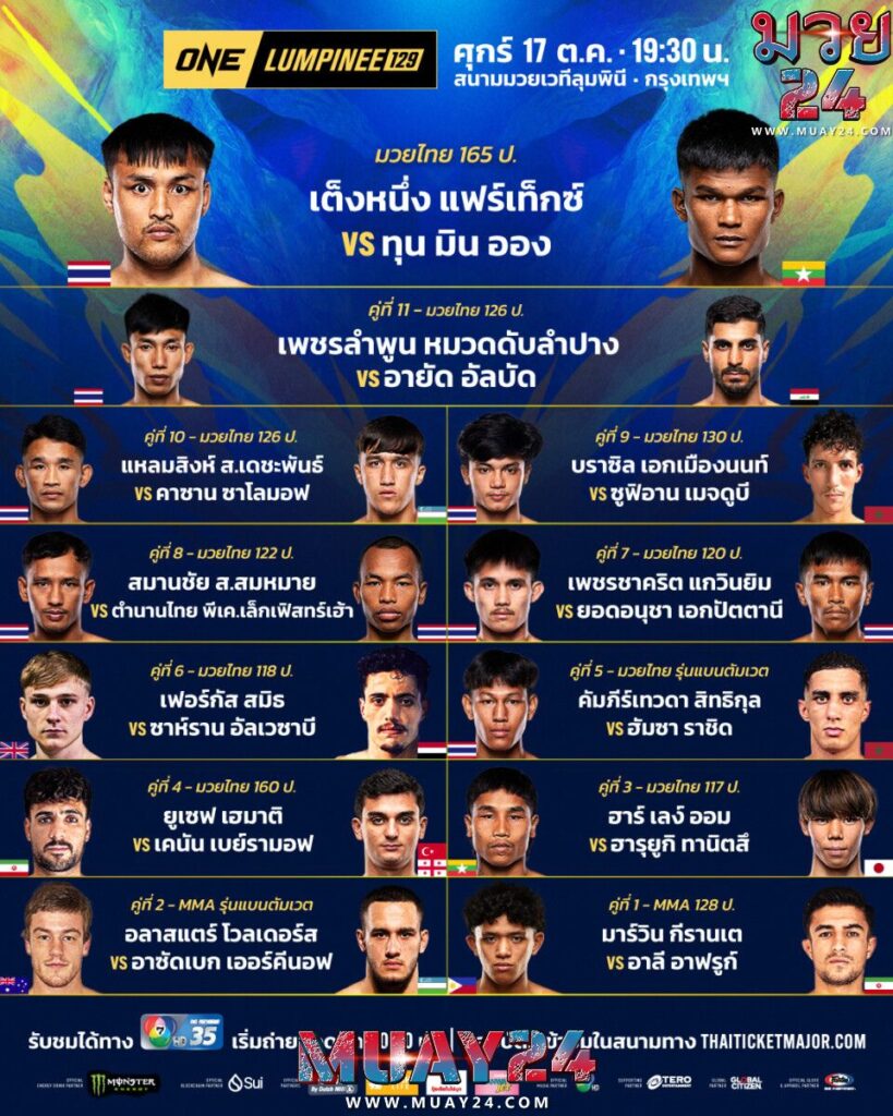 โปรแกรม มวยวัน 129